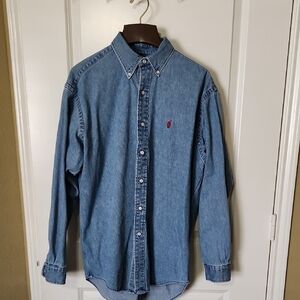 Ralph Lauren "Blake" Men's Blue Denim Shirt